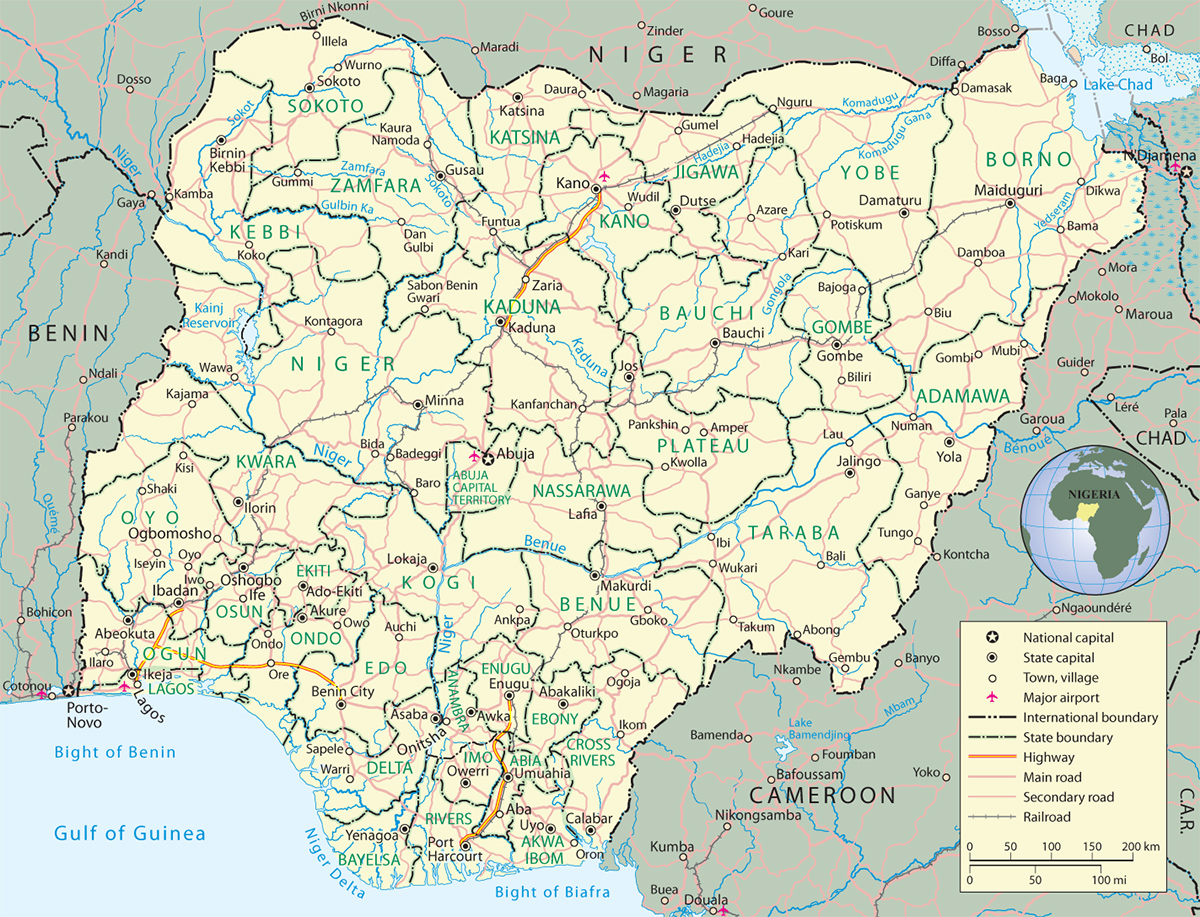 Map Nigeria