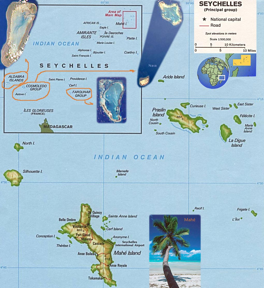 Seychelles map