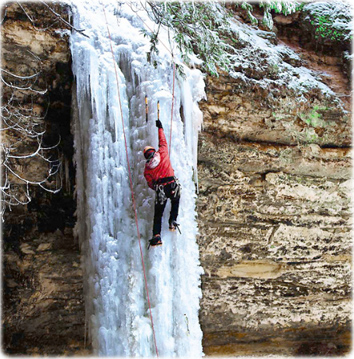 Ice climbing