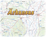 Arkansas map