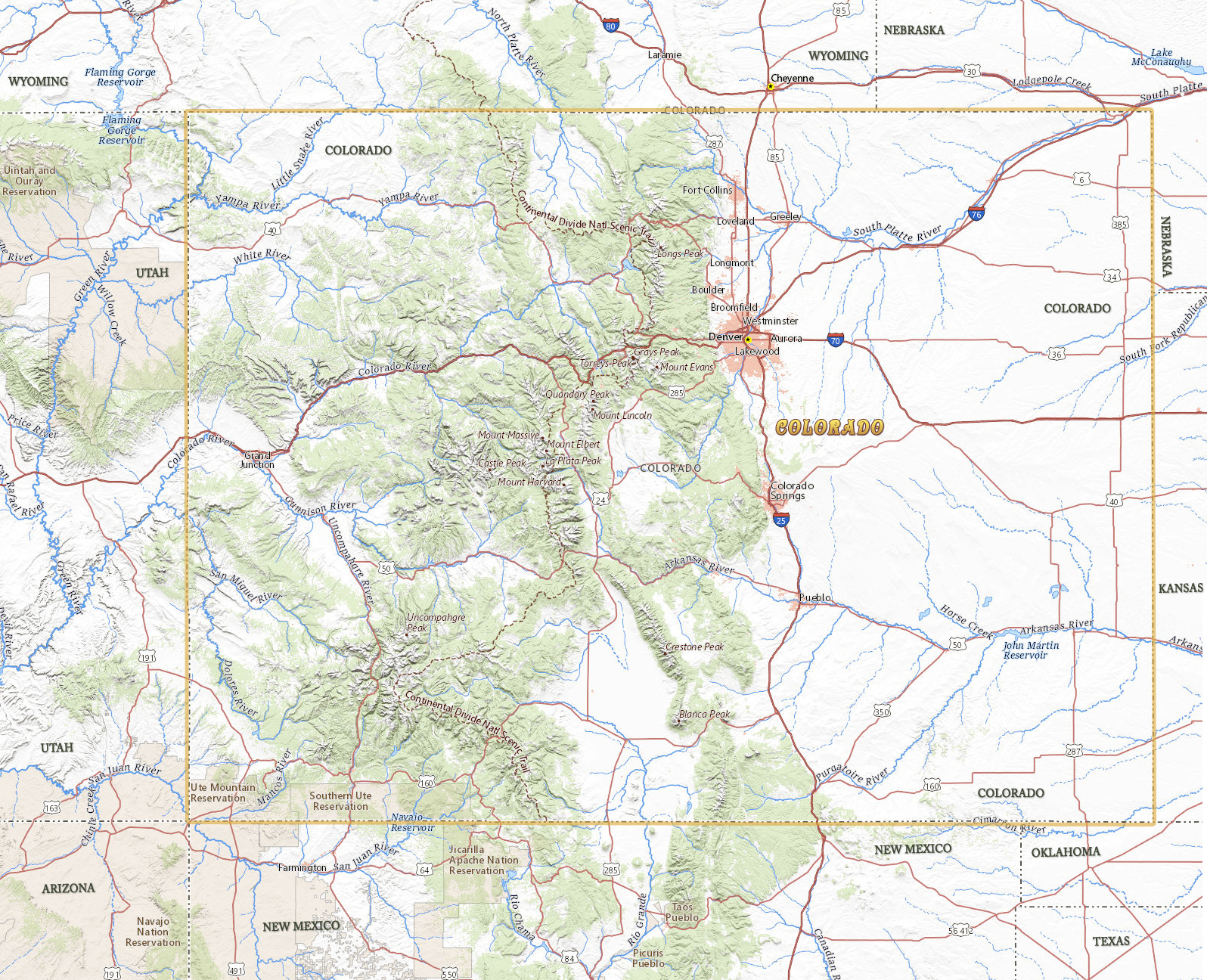 Map Colorado