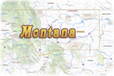 Map Montana