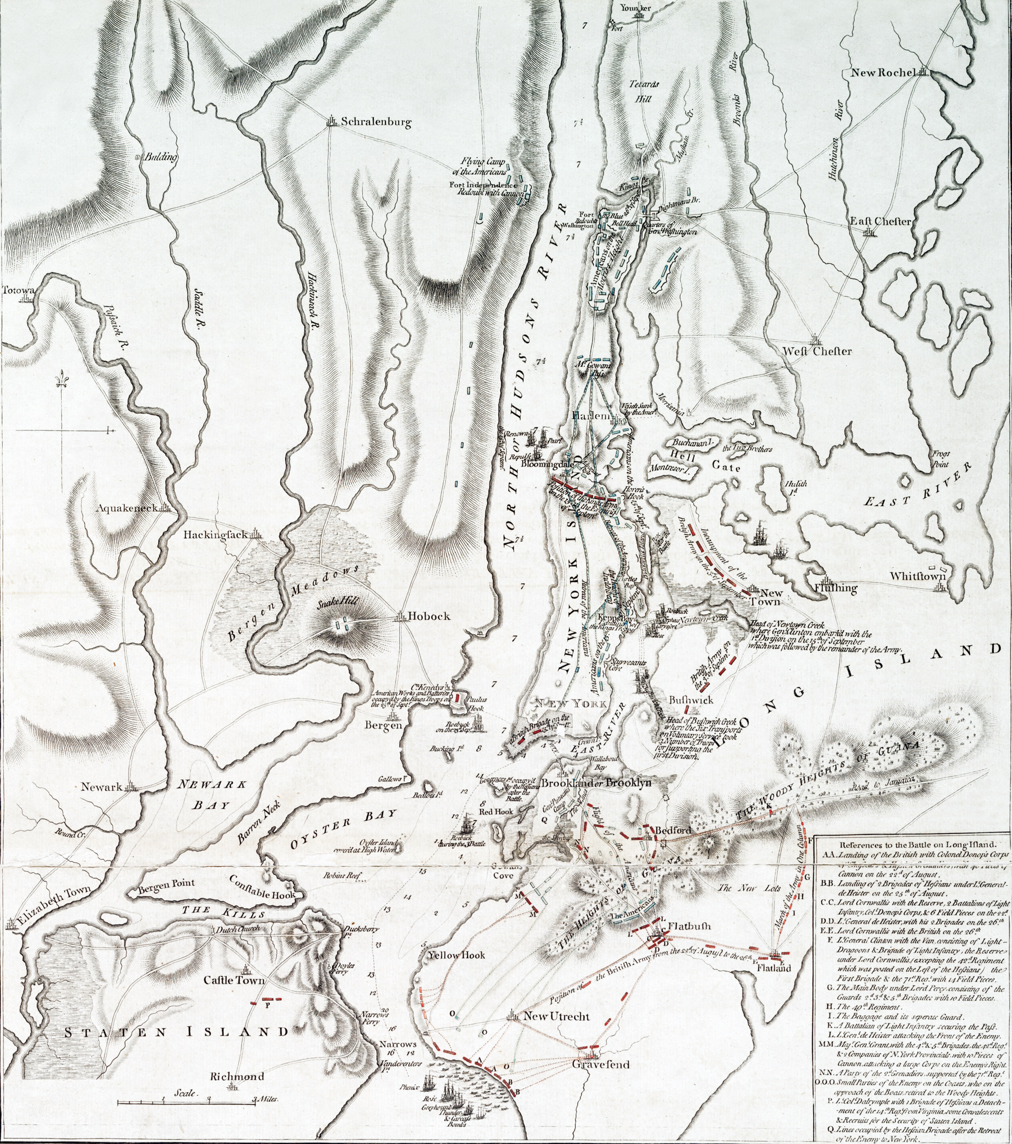 Map New York Island