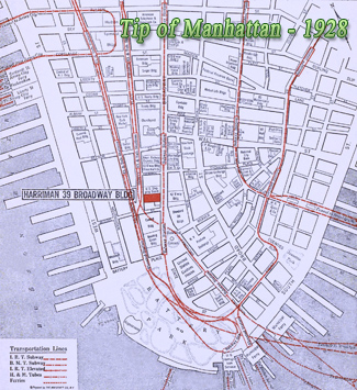 Map Tip Manhattan