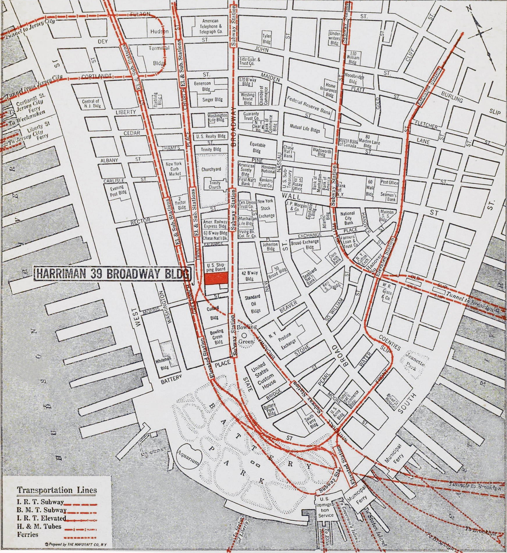 Map Tip Manhattan