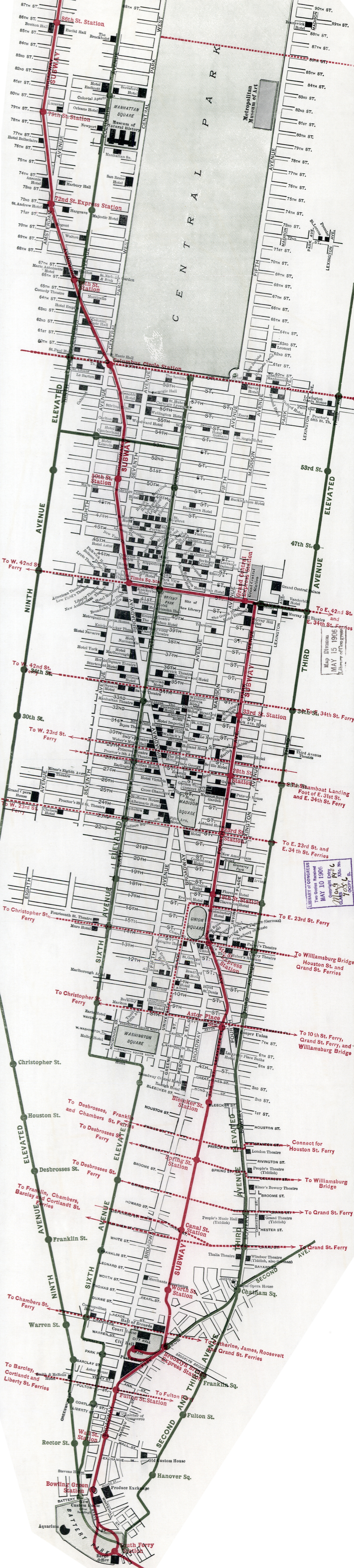 Old Map NYC
