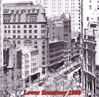 Lower Broadway 1900