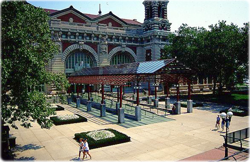 Ellis Island visitors