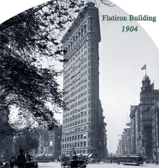 Vintage Images Of Flatiron Building New York