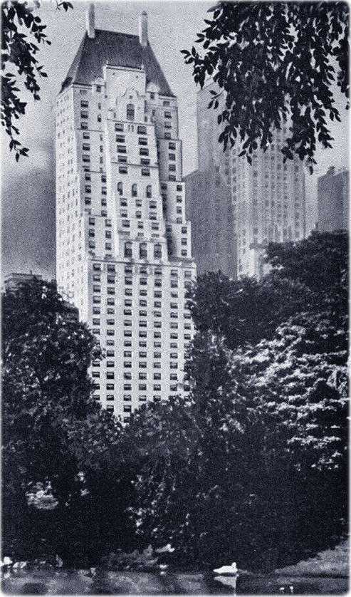 Hampshire House on Central Park South Manhattan