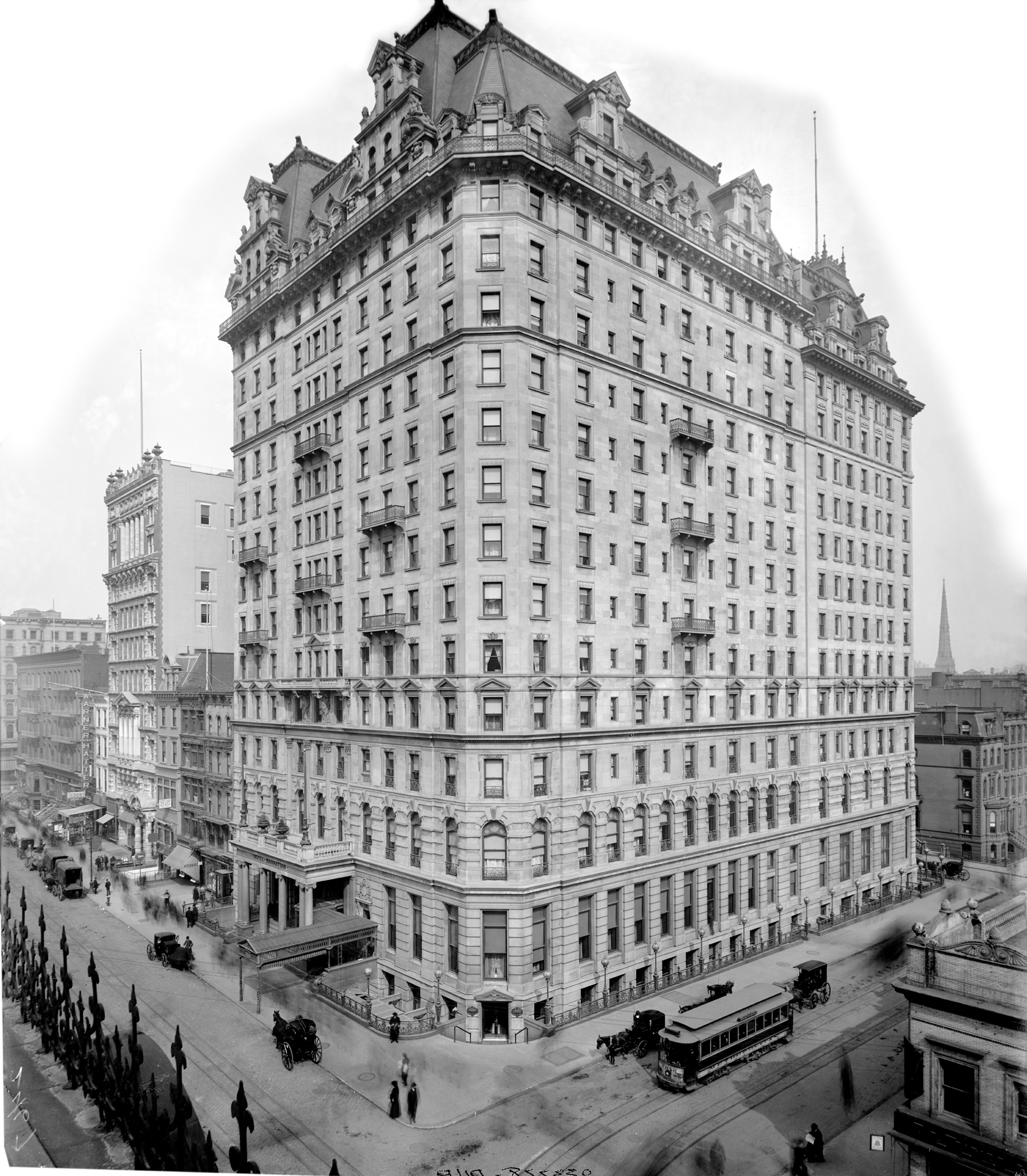 Hotel Manhattan, New York Early 20th Century