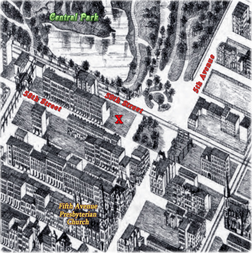 Hotel Plaza old map