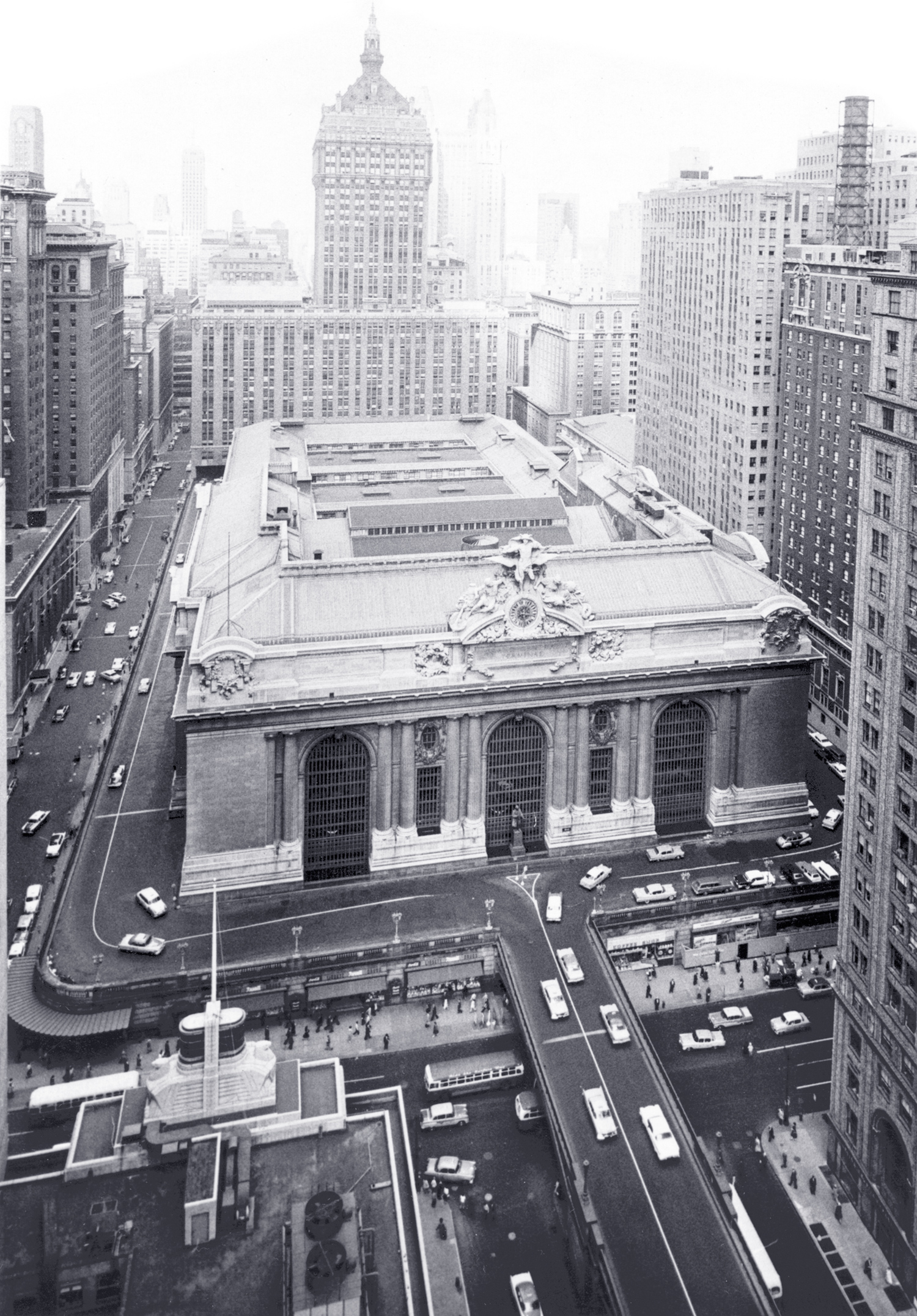 Grand Central Terminal, Park Avenue, New York City - 1958