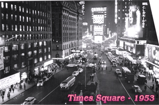 Billboards Night Times Square