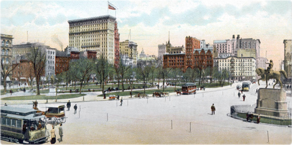 Union Square, New York City - Vintage Images Union Square, New York City - Vintage Images
