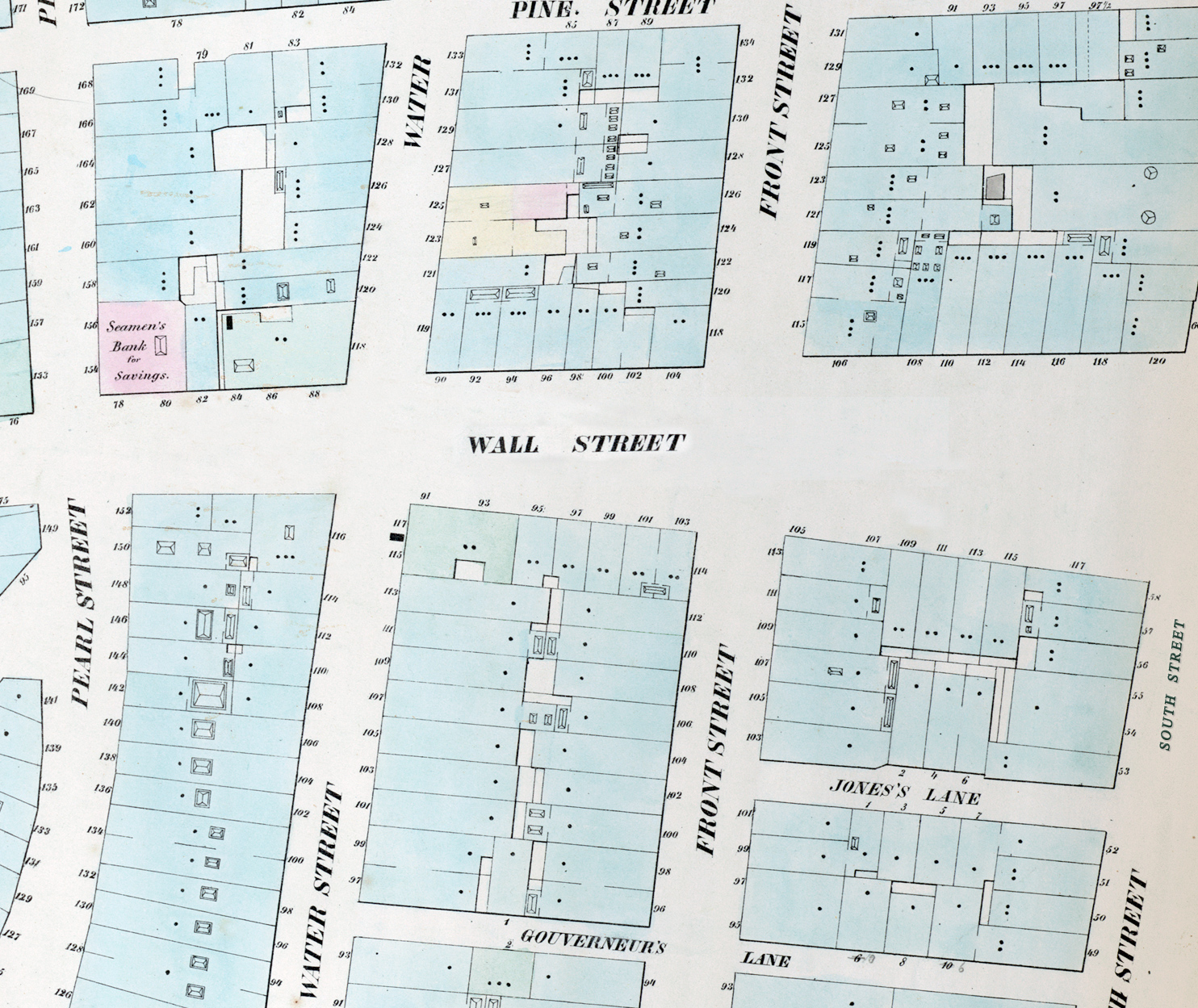 Map Wall Street