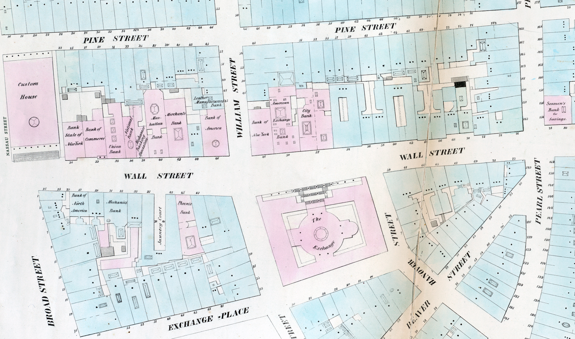 Wall Street map