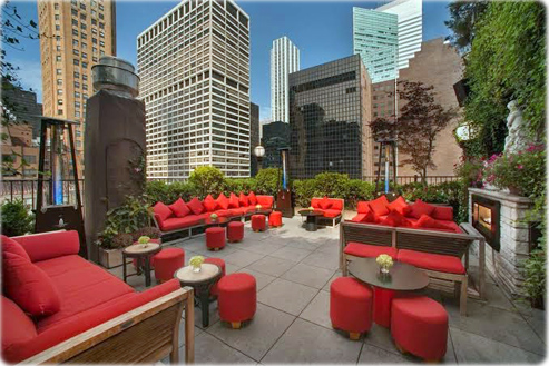 Terrace bar NYC