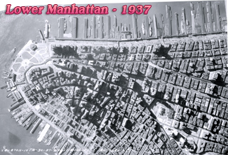 Lower Manhattan aerial photo